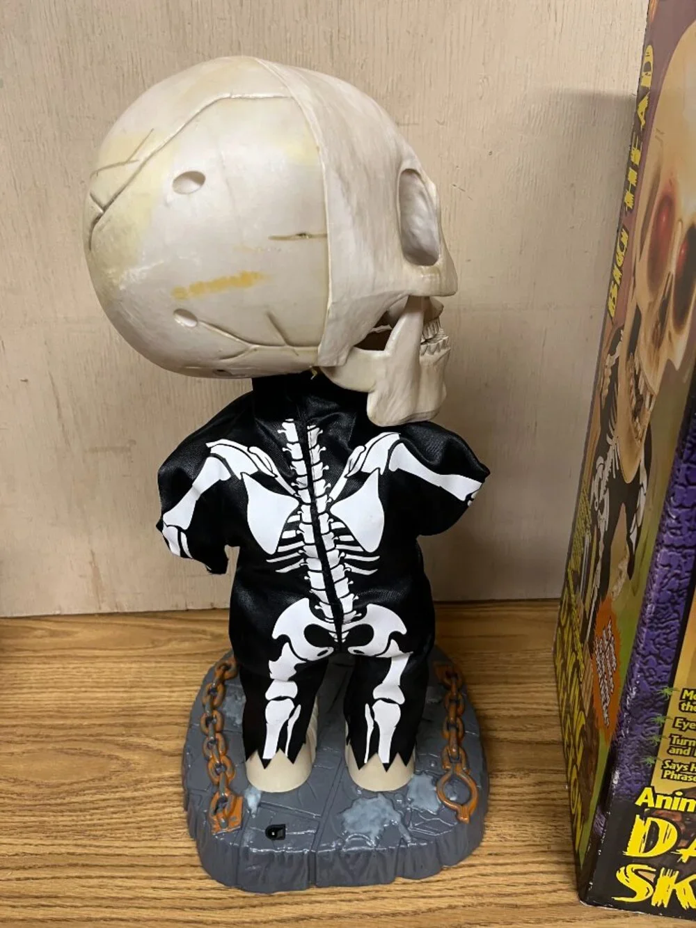 Super Freak Dancing Singing Skeleton Gemmy Halloween Decor Animated